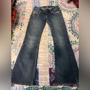 Silver bootcut jeans